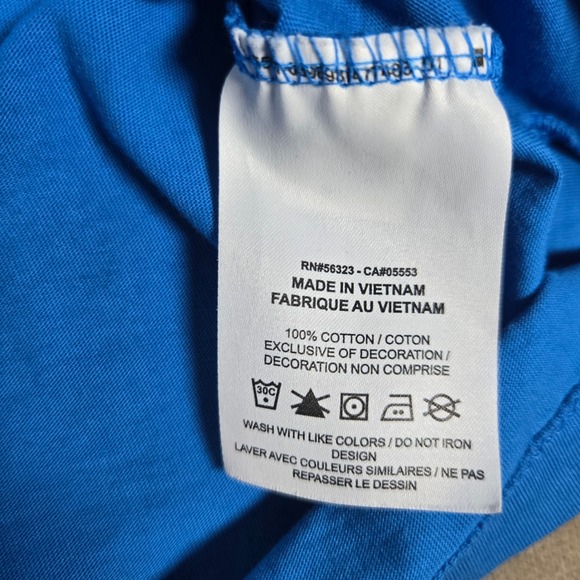 Nike‎ The Nike Tee XXL Have A Nike Day T-Shirt Blue Graphic Shoebox Mens - Picture 8 of 9